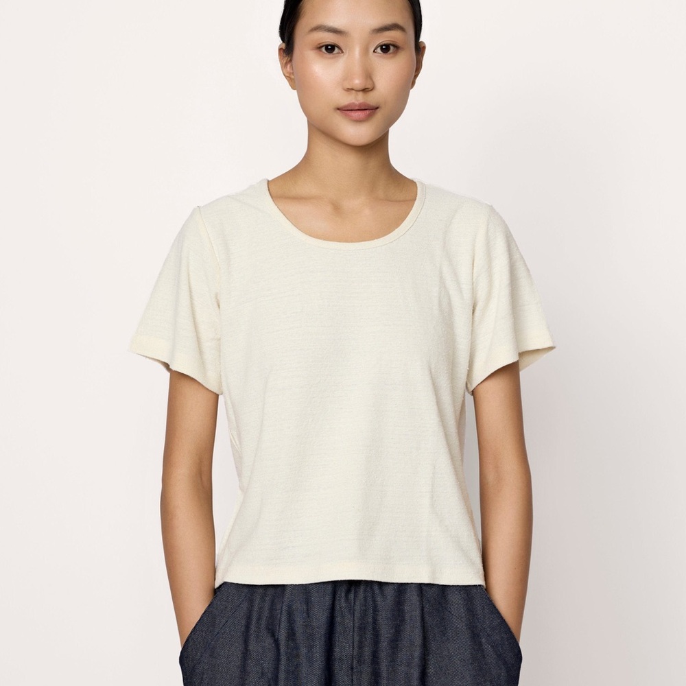 Laude the Label Silk Noil Tee